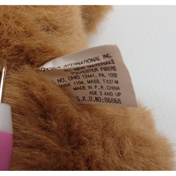 Vintage Chosun Mama & Baby Cub Teddy Bears Light Brown 11in Soft Fur Plush - Picture 8 of 8